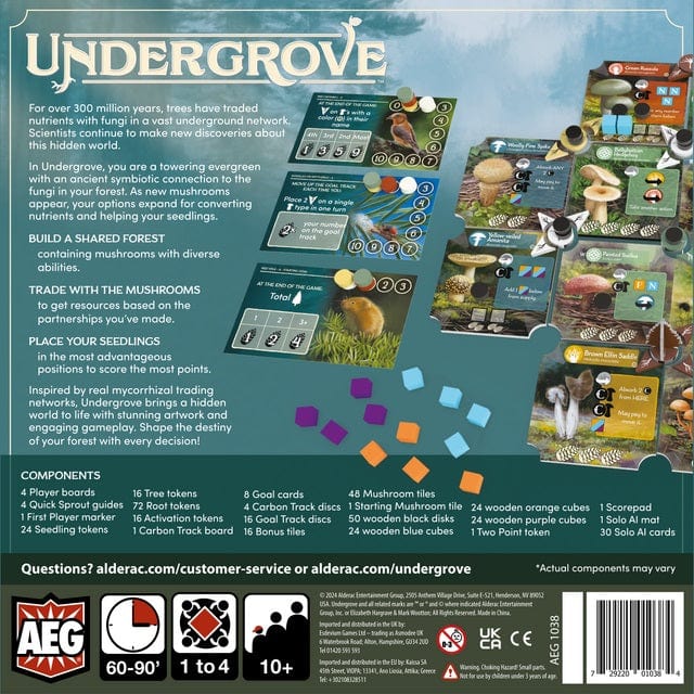 Alderac Entertainment Group Stalo žaidimai Undergrove