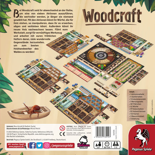 Asmodee Stalo žaidimai Woodcraft