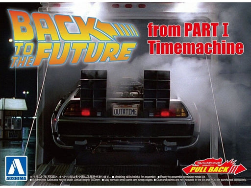 Baksas Surenkami modeliai Aoshima - DeLorean DMC-12 "Back to the Future I" (Pull back)