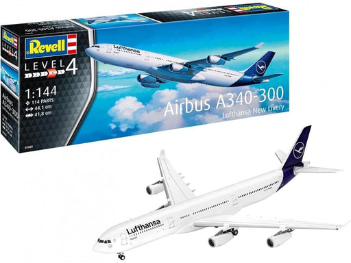 Baksas Surenkami modeliai Revell - Airbus A340-300 Lufthansa New Livery