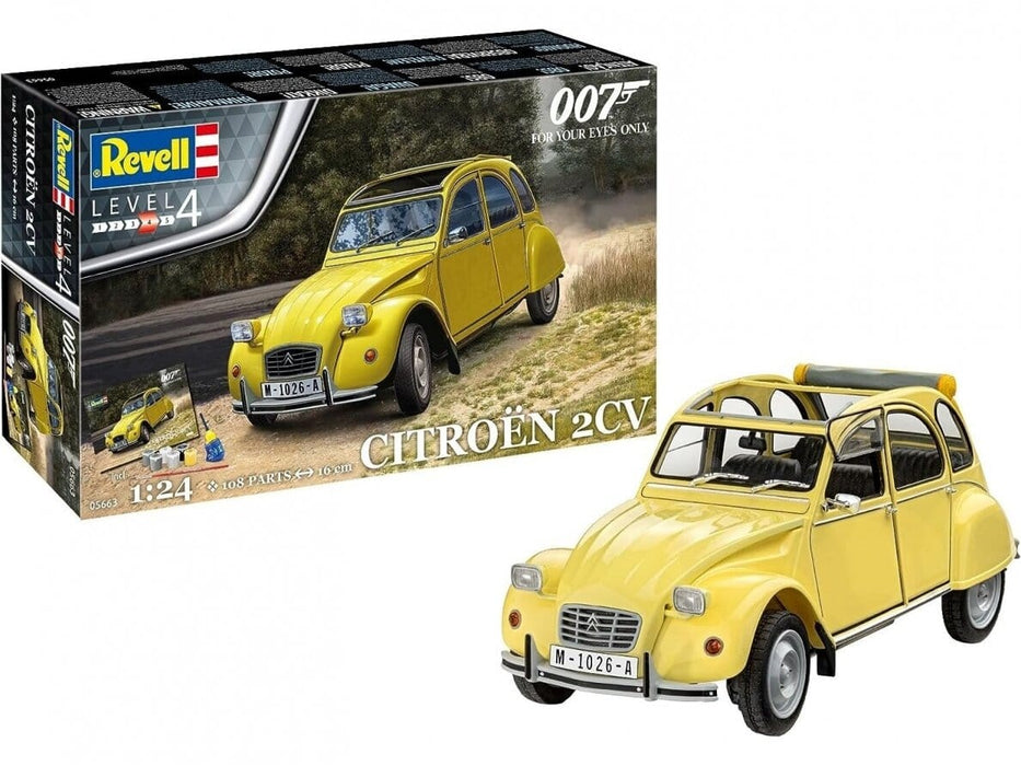 Baksas Surenkami modeliai Revell - James Bond Citroen 2 CV