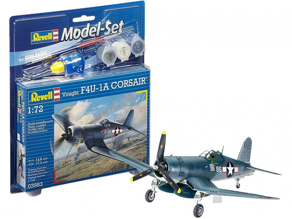 Baksas Surenkami modeliai Revell - Vought F4U-1A Corsair