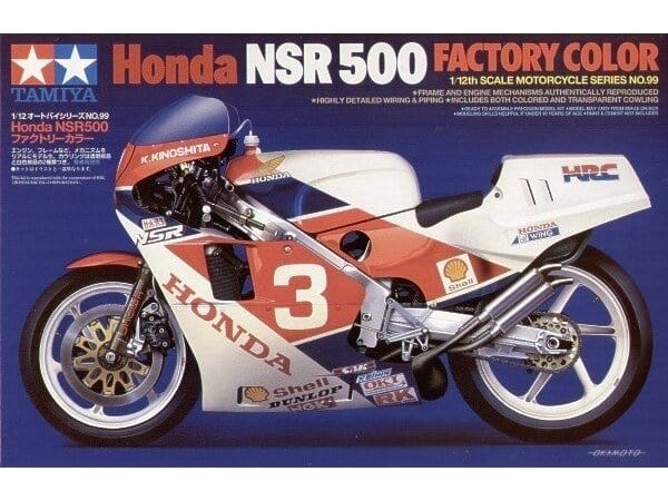 Baksas Surenkami modeliai Tamiya - Honda NSR500 Factory Color