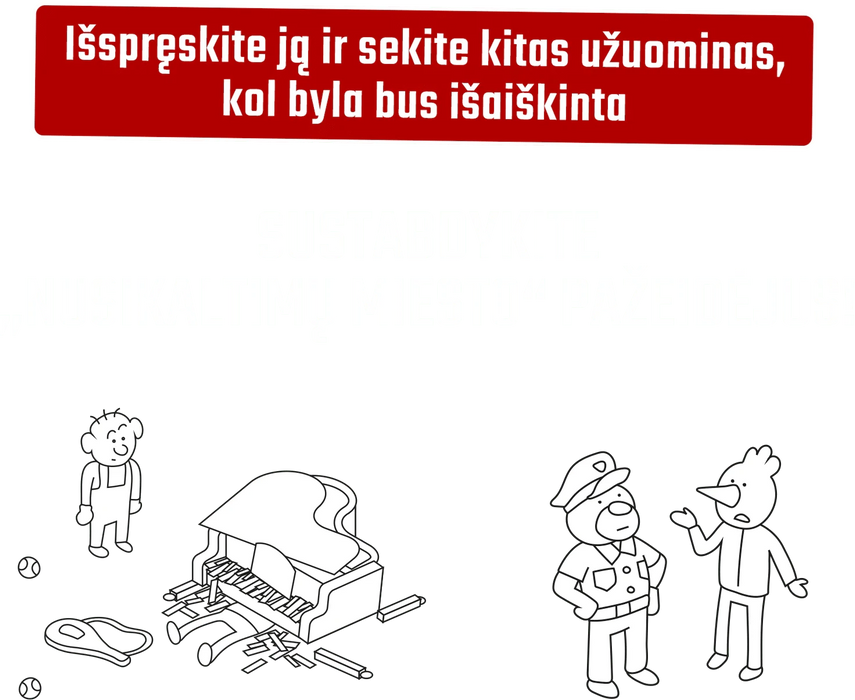 Brain Games LT Stalo žaidimai MicroMacro: nusikaltimų miestas