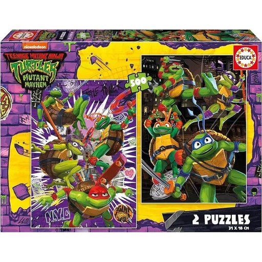 Educa Vaikiškos dėlionės Ninja Turtles, 2x500