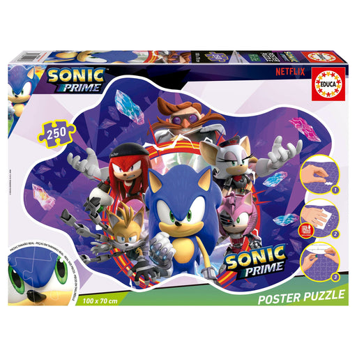 Educa Vaikiškos dėlionės Poster Puzzle Sonic Prime, 250