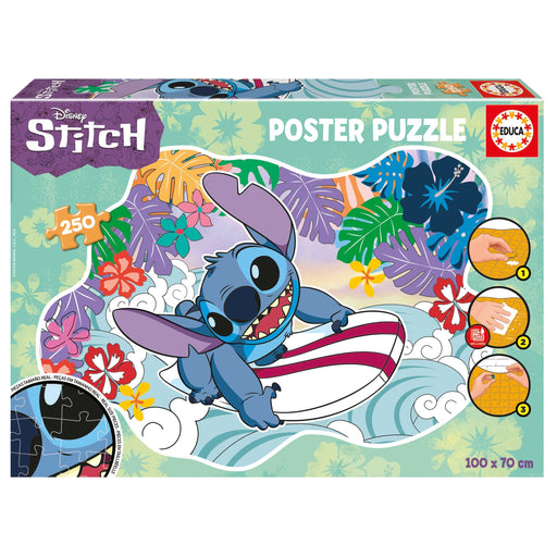 Educa Vaikiškos dėlionės Poster Puzzle Stitch, 250