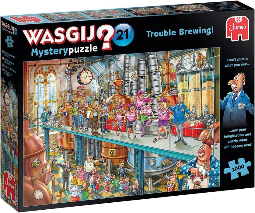 Jumbo Universalios dėlionės Wasgij Mystery 21: Trouble Brewing