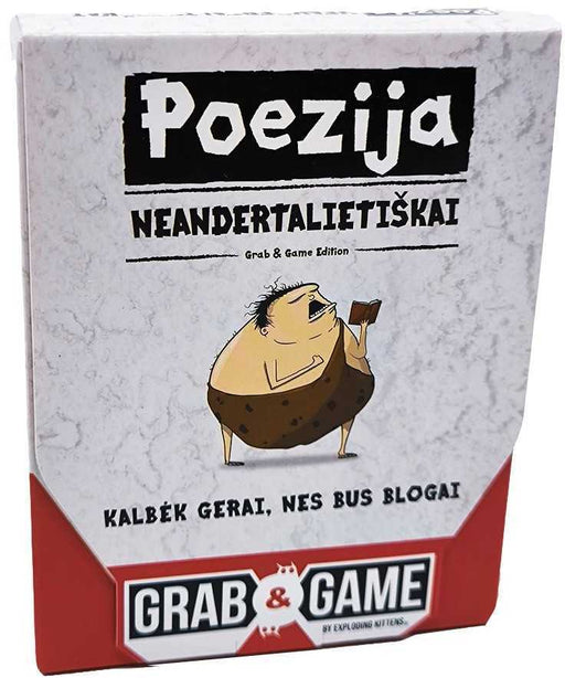 Kadabra Stalo žaidimai Poezija Neandertalietiškai (MINI)