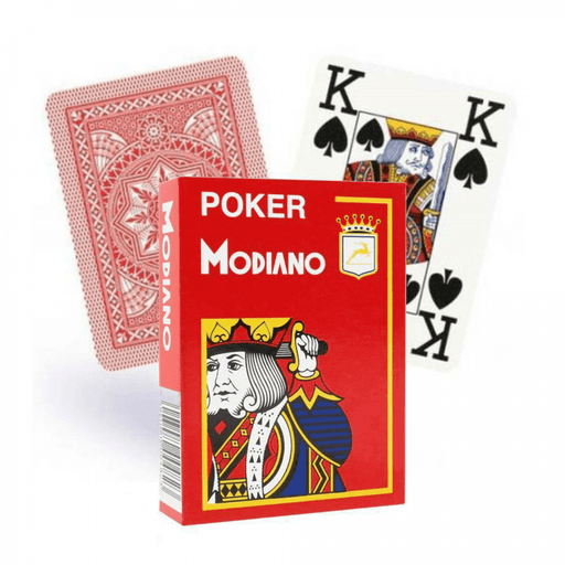 Modiano Kita Poker Modiano žaidimų kortos (Raudonos)