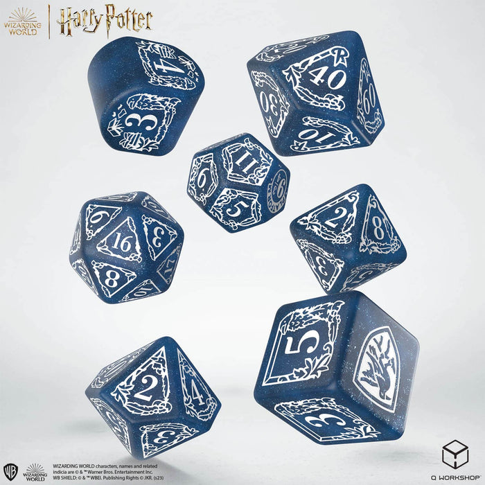 Pegasus Spiele Kita Harry Potter: Ravenclaw Modern Dice Set - Blue