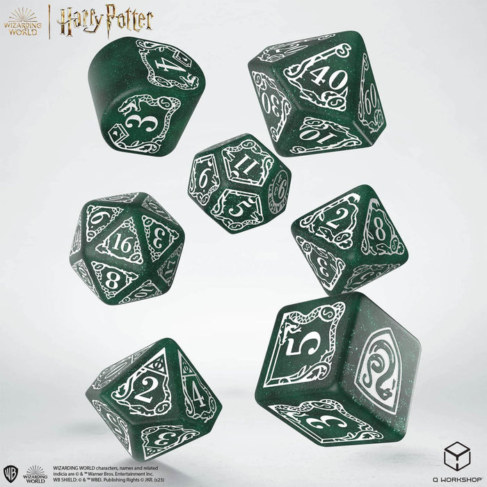 Pegasus Spiele Kita Harry Potter: Slytherin Modern Dice Set - Green