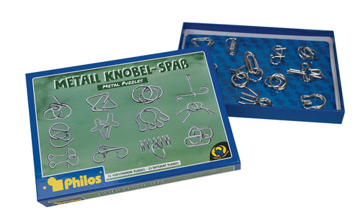 Philos Galvosūkiai Metal Puzzle 12 set (Philos 5099)