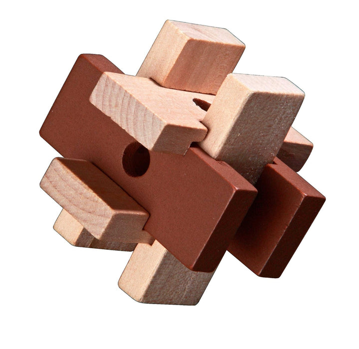 Philos Galvosūkiai Wooden puzzle assortment, 10 Puzzles