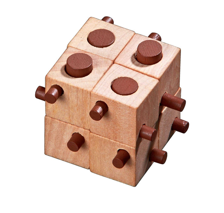 Philos Galvosūkiai Wooden puzzle assortment, 10 Puzzles