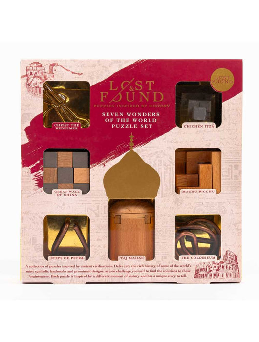 Professor Galvosūkiai Seven Wonders of the World Puzzle Set