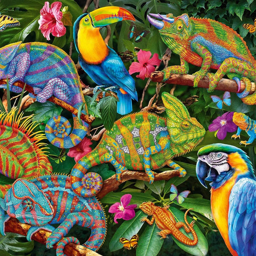 Sanifinas Universalios dėlionės Amazing Chameleons, 2000