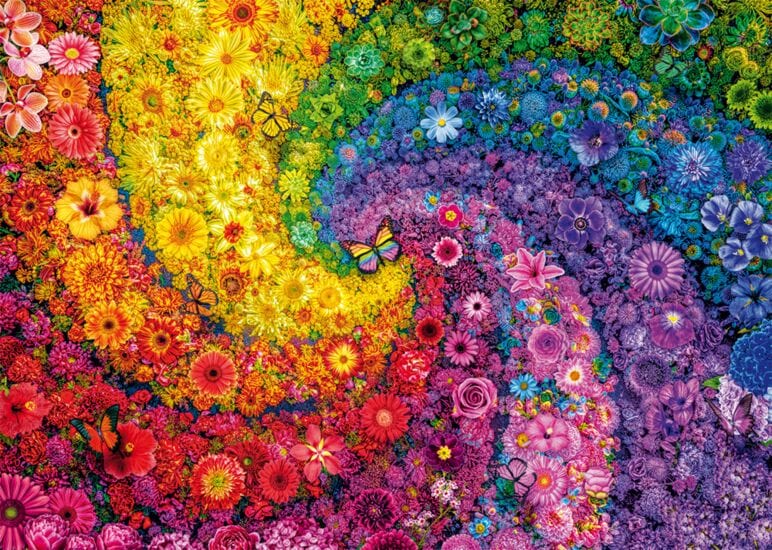 Schmidt Universalios dėlionės Swirling colours in bloom, 2000