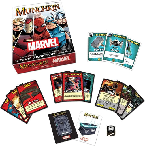 Steve Jackson Games Stalo žaidimai Munchkin: Marvel Ed