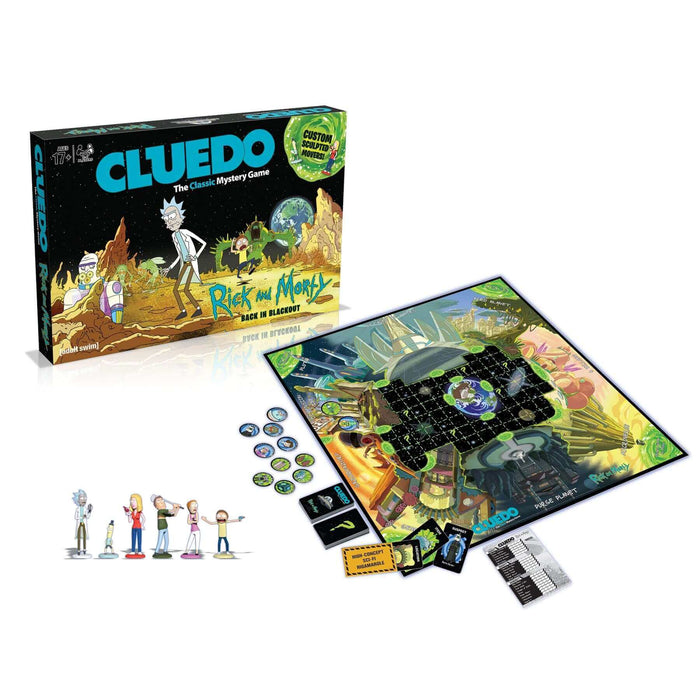 Winning Moves Games Stalo žaidimai Cluedo Rick & Morty