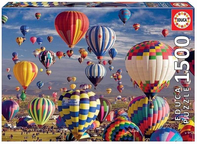 Educa Universalios dėlionės Hot Air Balloons, 1500 pcs